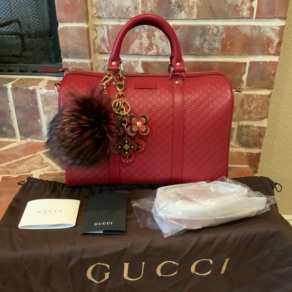Gucci Handbags - 🔥GUCCI🔥 Red Microguccissima Joy Boston w/ strap